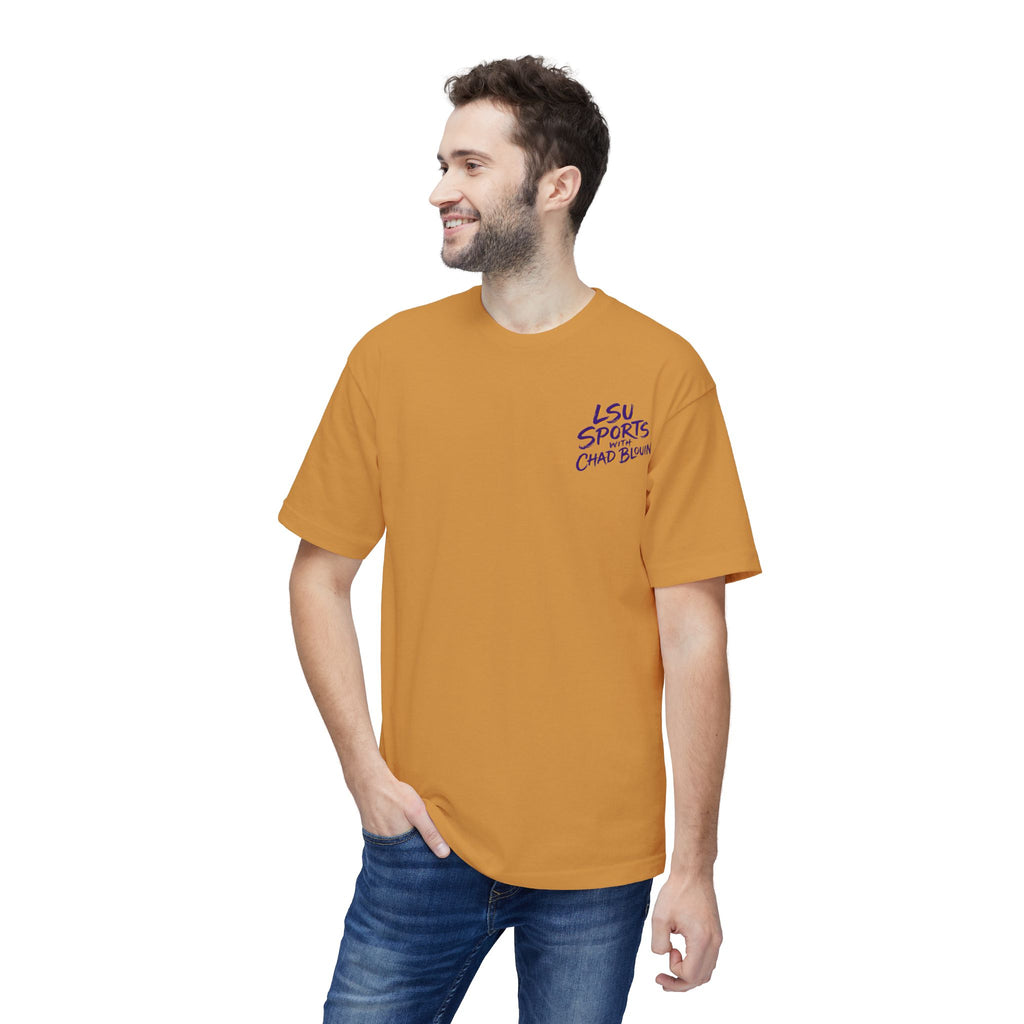 My View of the World LSU Inspired Shirt | Purple & Gold Tiger Eye Graphic Tee | Louisiana Football Fan Shirt | Game Day Back Print