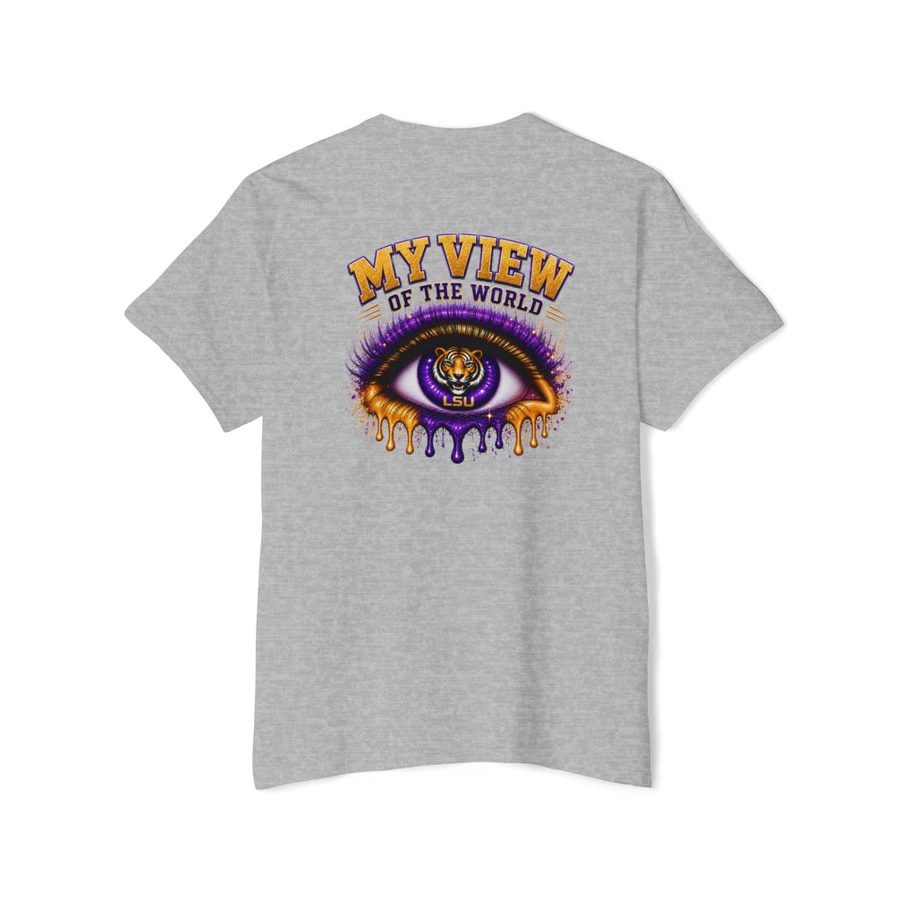 Pocket Graphic Tee — Small Yellow Lion Pocket Print