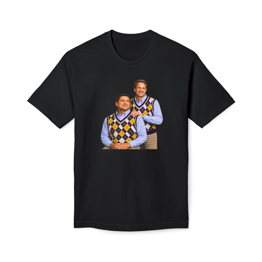 LSU Coaches Funny Shirt | SEC Football Meme Tee | LSU Argyle Sweater Vest Graphic Tee